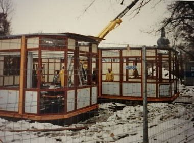 Vogtland-Garten Plauen - Aufbau